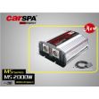 Měnič napětí CarSpa MSD2000 24V/230V, 2000W, USB, dálkové ovládání