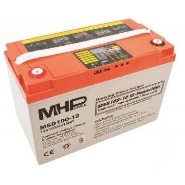 SMART akumulátor 12V/100Ah MHPower MSD100-12