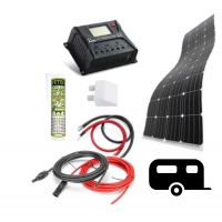 Solar kit 100Wp - bydlík I flexi