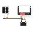 Solární regulátor MC2430N10 + displej RM6, MPPT, 30A, 12/24V